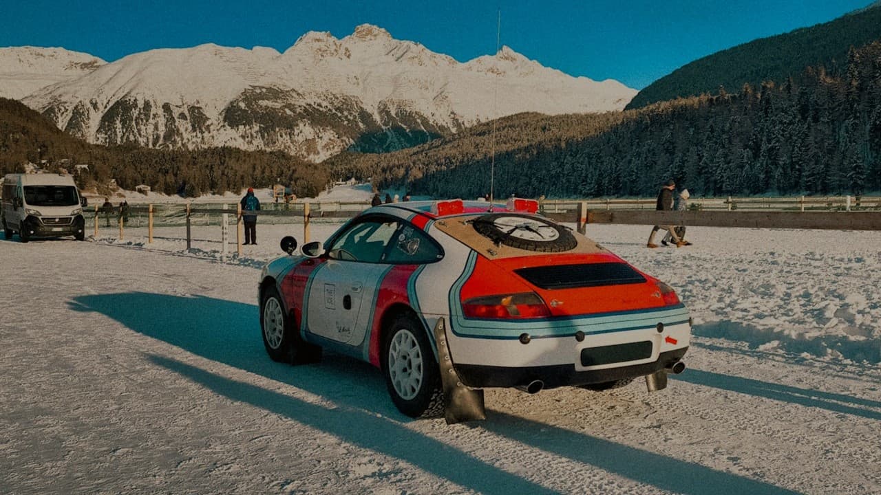 St. Moritz winter resort snow landscape